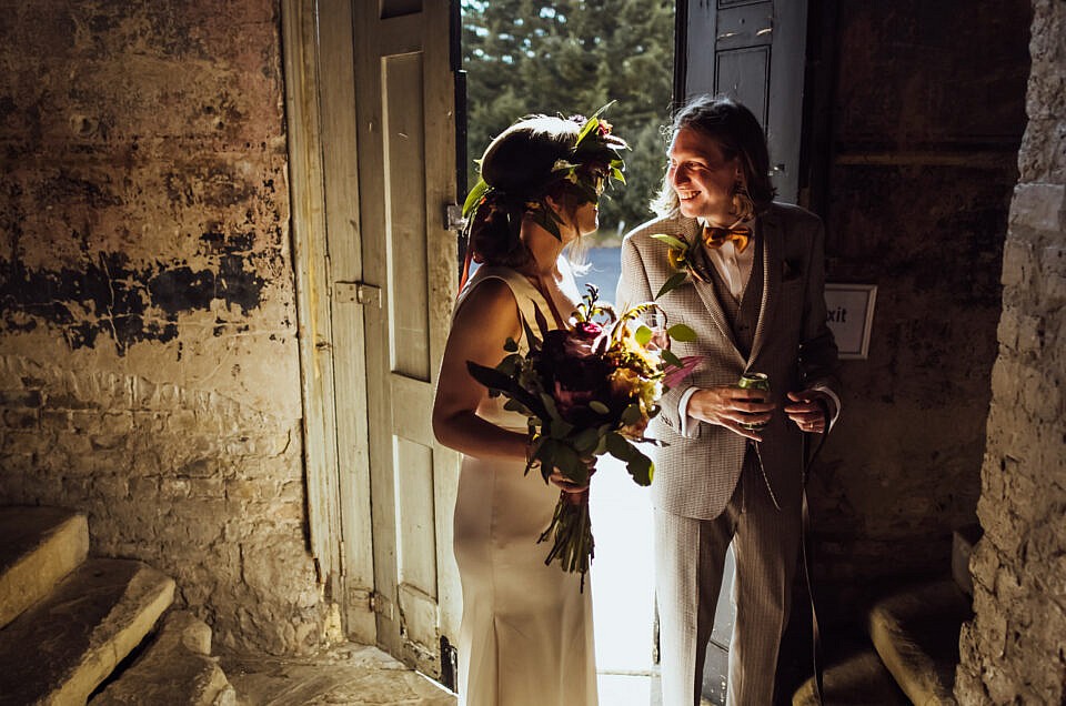 A Wedding with Personal Touches: Asylum Chapel