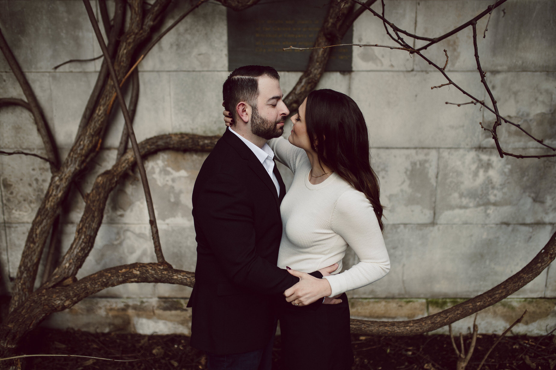 london engagement, london elopement, st dustan in the east