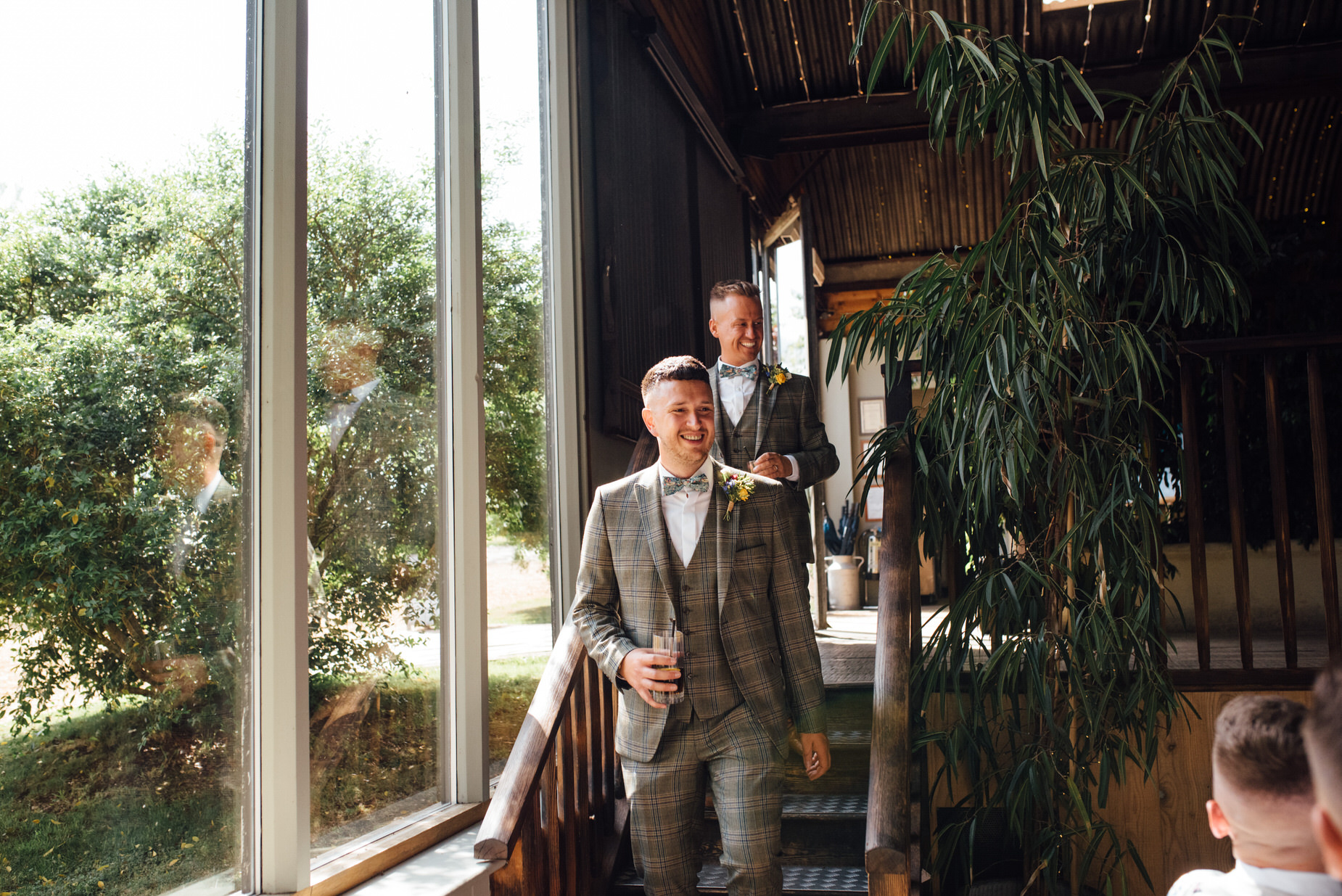 stone barn wedding, cotswolds wedding, queer wedding, 