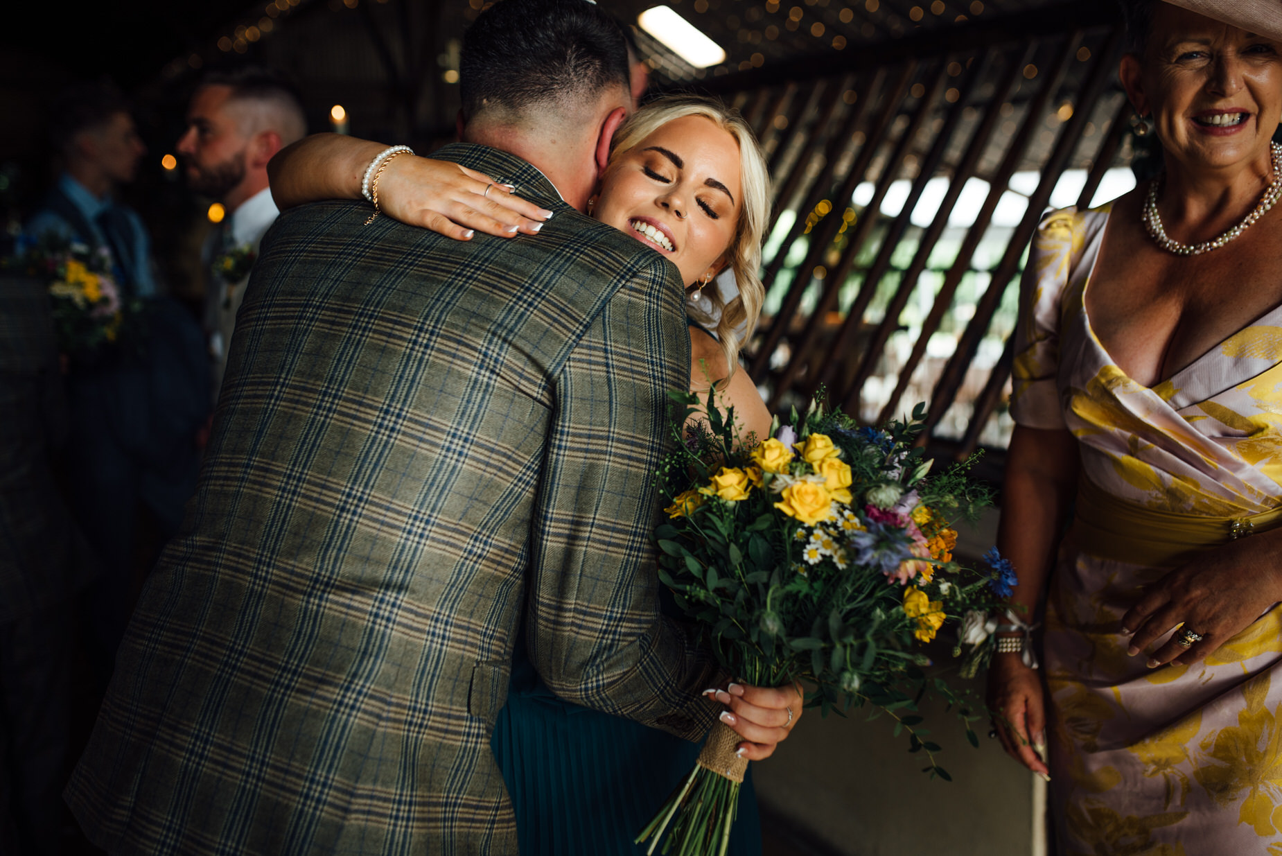 groom and groom, stone barn wedding, cotswolds wedding, queer wedding, dogs at wedding