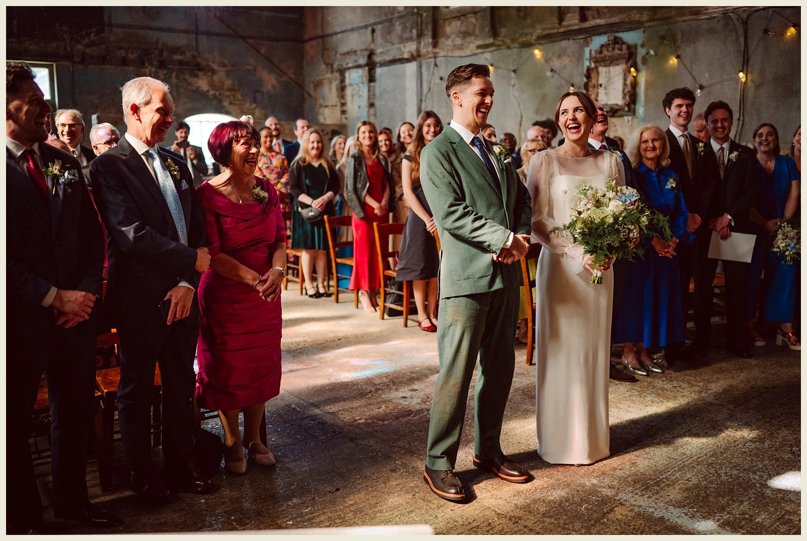 asylum chapel wedding ceremony, london wedding photographer

