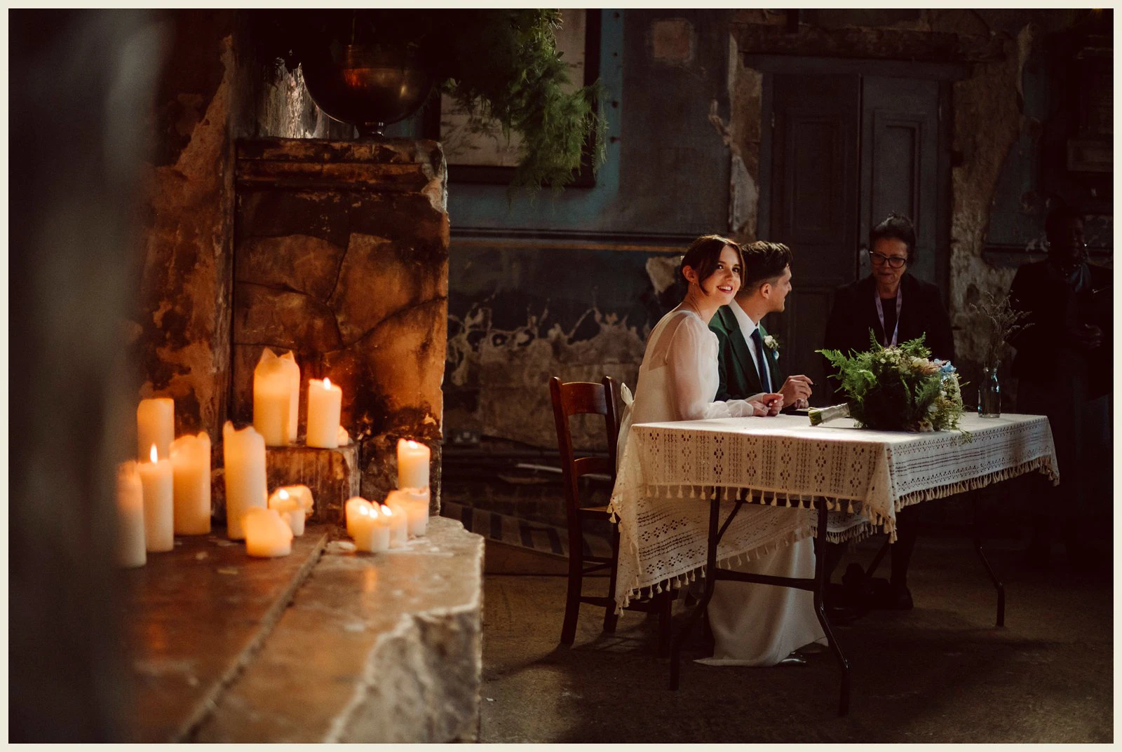 asylum chapel wedding ceremony, london wedding photographer