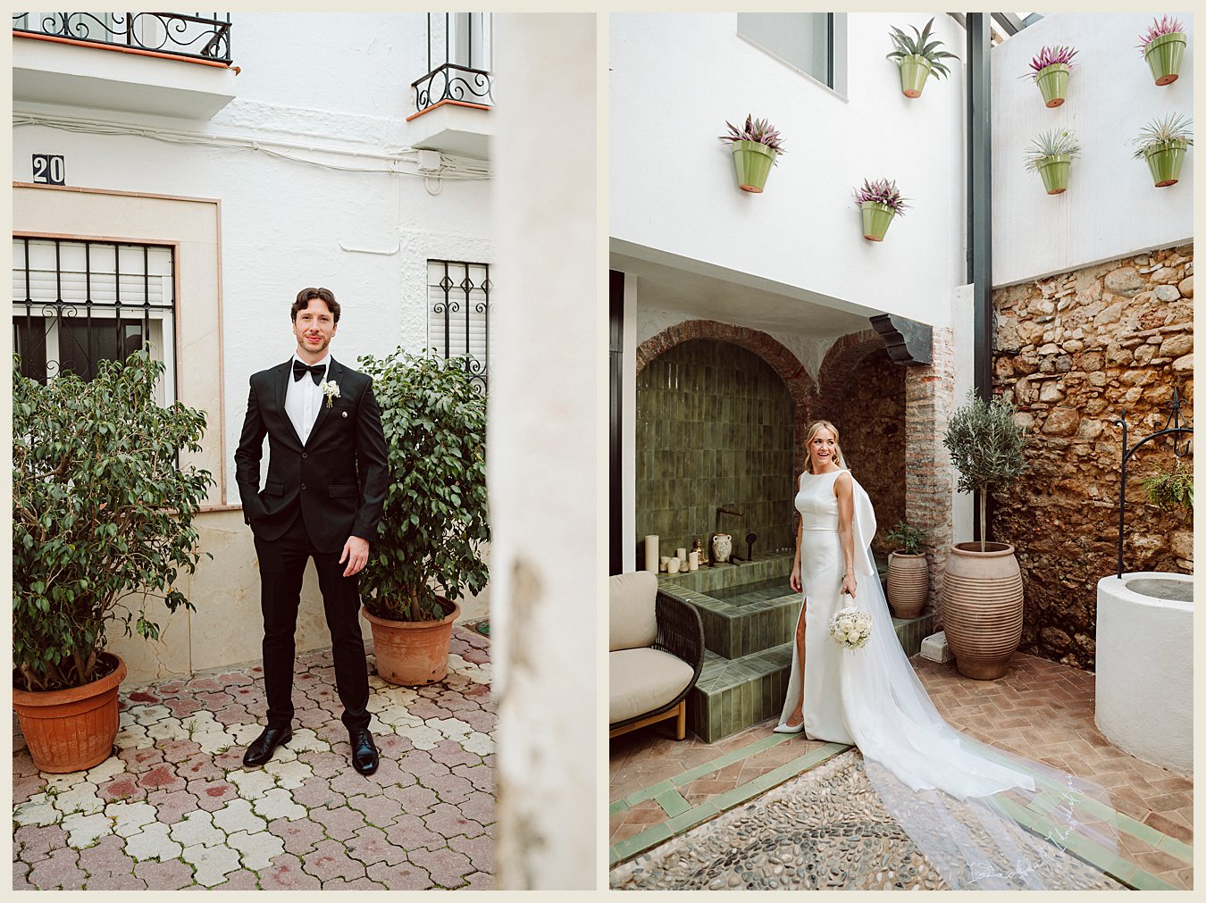 creative wedding photographer, marbella wedding, bow wedding dress, black and white wedding, authentic wedding photography