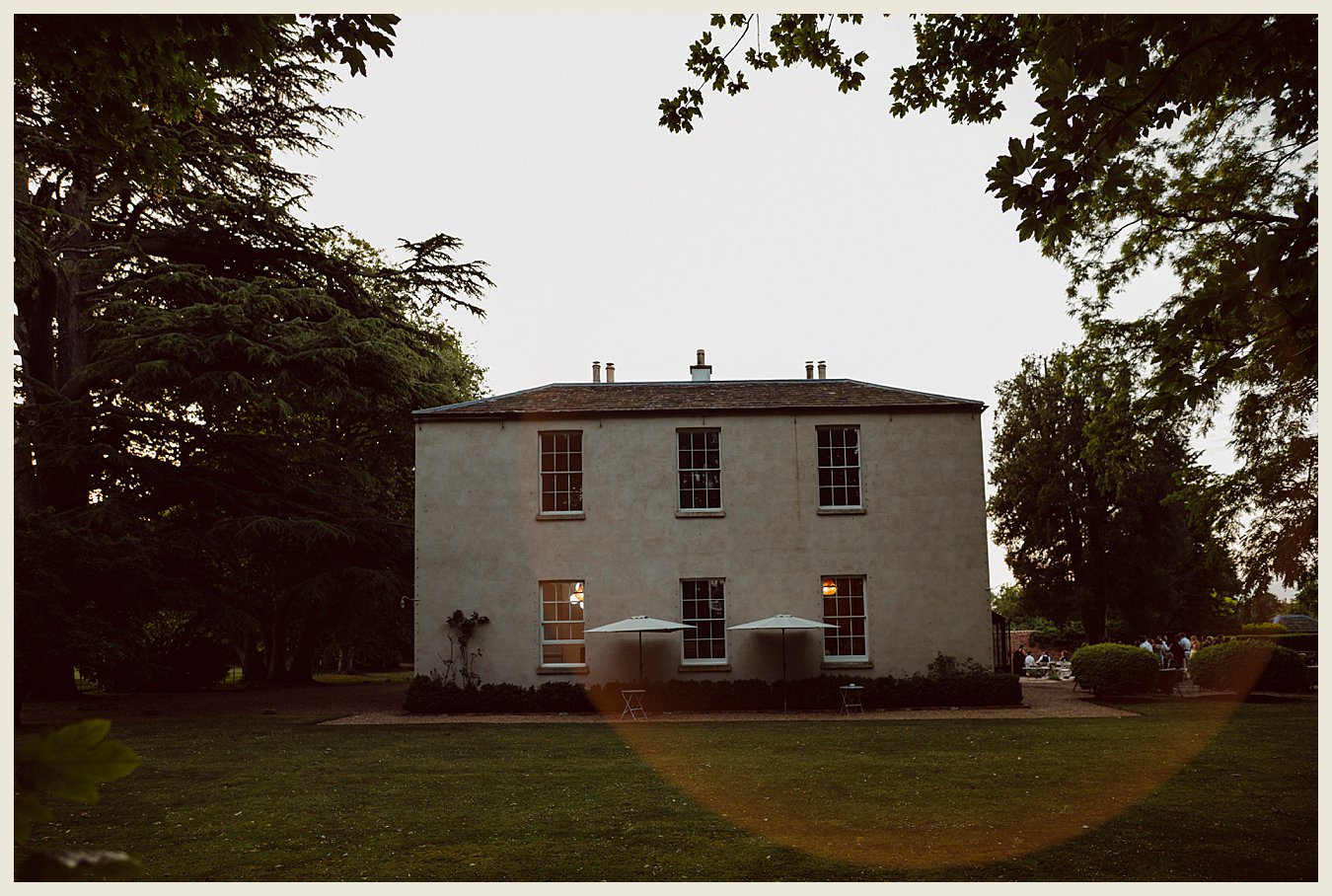 golden hour, sunset, aswarby rectory