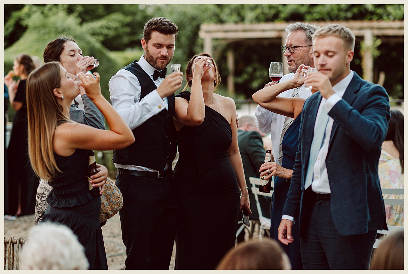 fun wedding, aswarby rectory wedding, garden wedding