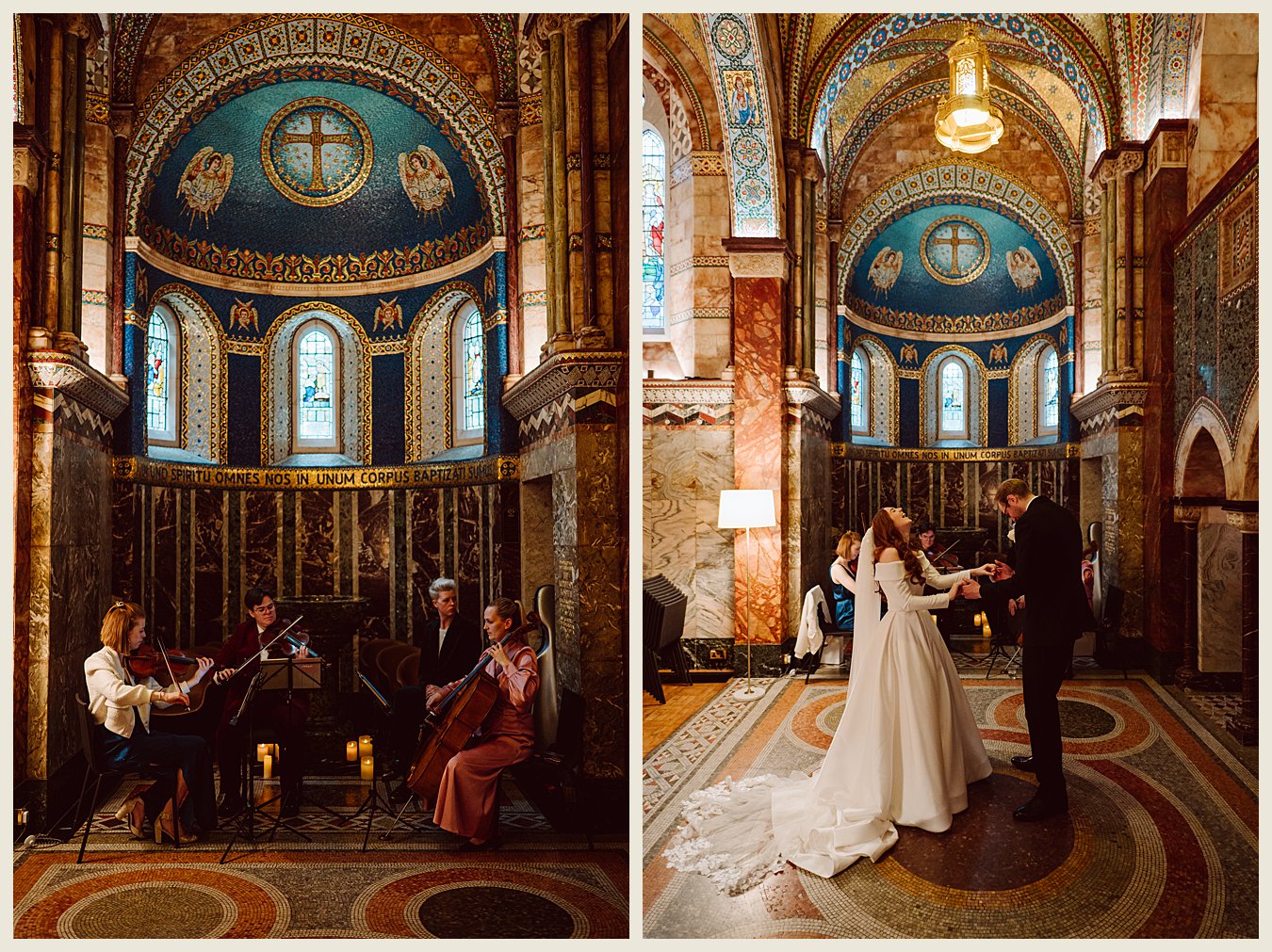 fitzrovia chapel wedding photographer, fitzrovia chapel, golden chapel london, london wedding venue, london wedding,