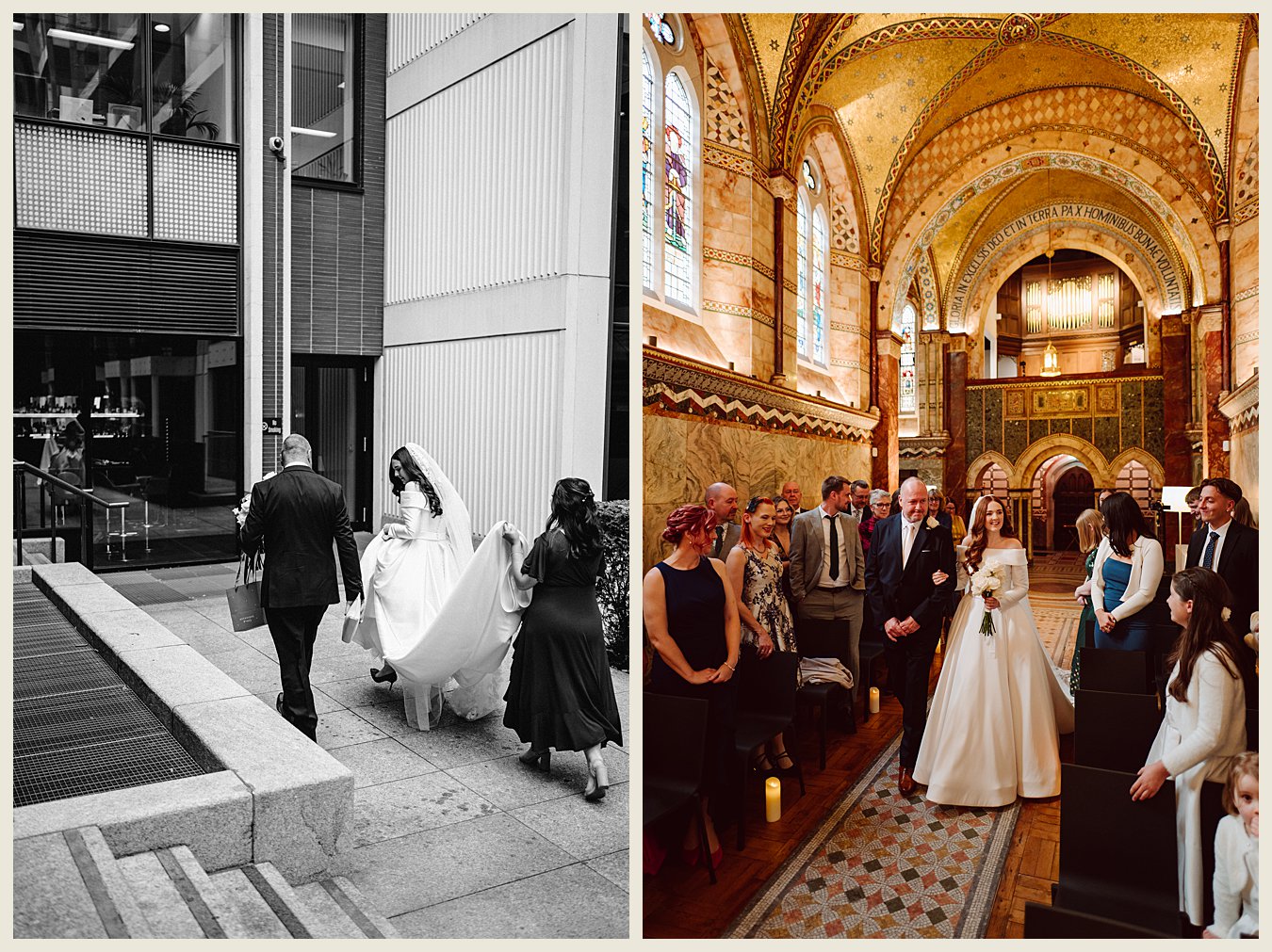 london chapel, fitzrovia wedding, golden chapel